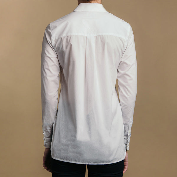 The Trapezoid Shirt - Paper White – Thirteen Seven